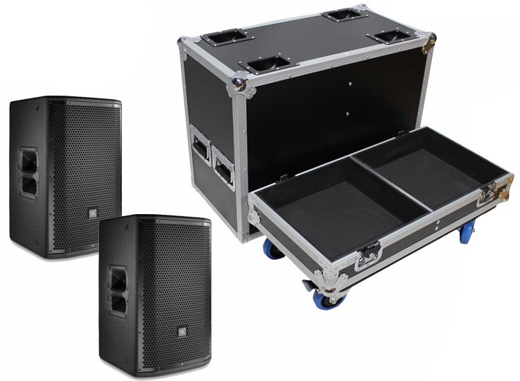 ProX ATA Flight Case for Two JBL PRX812 Speakers