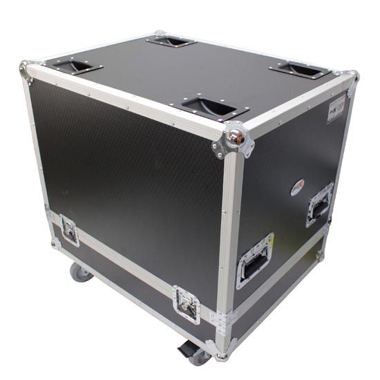 ProX Dual Flight-Road Case for 2 RCF HDL 20-A Line Array Speakers W-Wheels