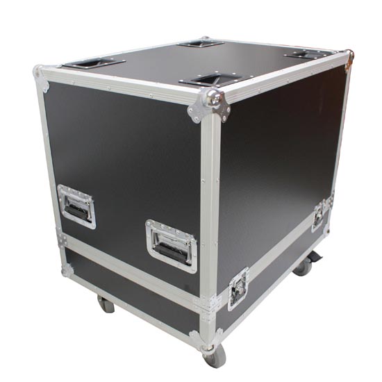 ProX Dual Flight-Road Case for 2 RCF HDL 20-A Line Array Speakers W-Wheels