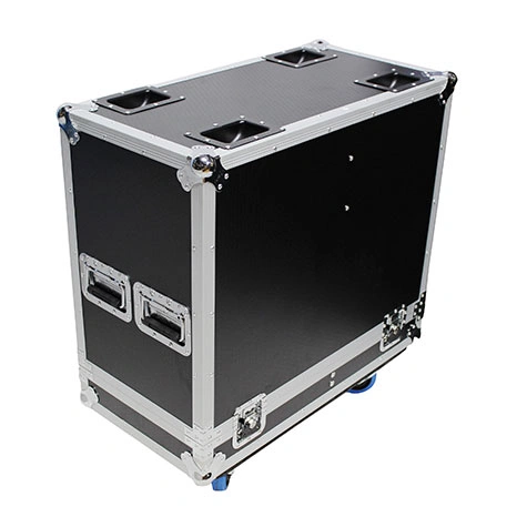 Prox X-QSC-KW152 Dual Speaker Flight Case for KW152 w-Wheels
