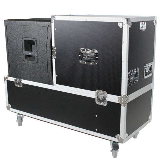 ProX Flight Case For RCF EVOX Speaker Compact Array System Kit - Fits Two Speakers and Subwoofers