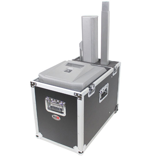 ProX Flight Case for Single EV Evolve 50 Compact Array System W-2 Low Profile Wheels