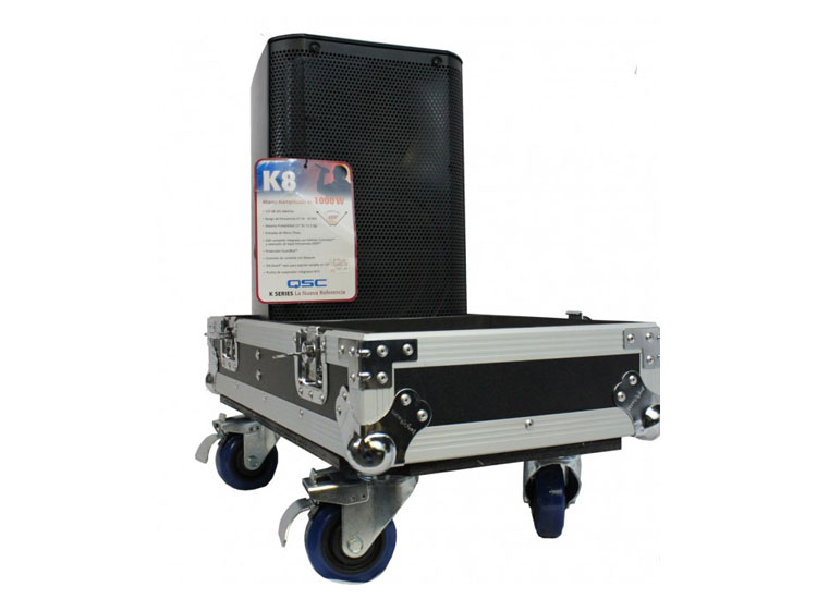 ProX ATA style Flight Case for 2x QSC-K8 or K8.2 Speakers