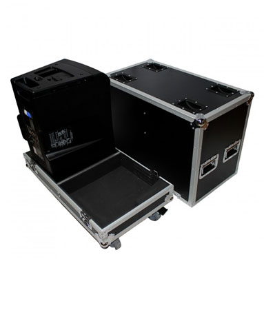 ProX Flight-Road Case for 2 QSC KLA12 Speakers