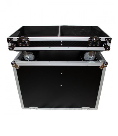 ProX Flight-Road Case for 2 QSC KLA12 Speakers