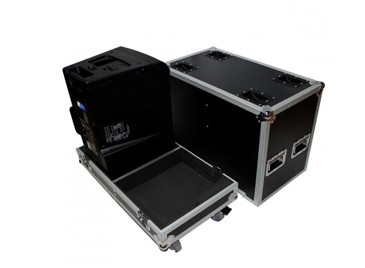 ProX Flight-Road Case for 2 QSC KLA12 Speakers