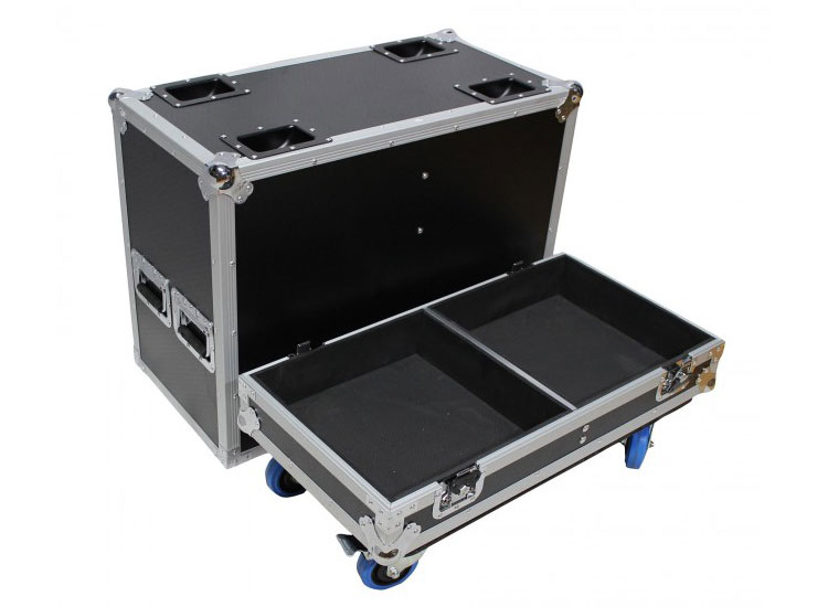 ProX Dual ATA Style Speaker Flight Case For 2 RCF NX45A