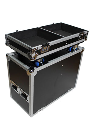 ProX XS-2X281716 Universal Dual ATA Flight Case for Two 15 Inch Speakers