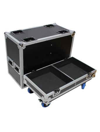 ProX XS-2X281716 Universal Dual ATA Flight Case for Two 15 Inch Speakers