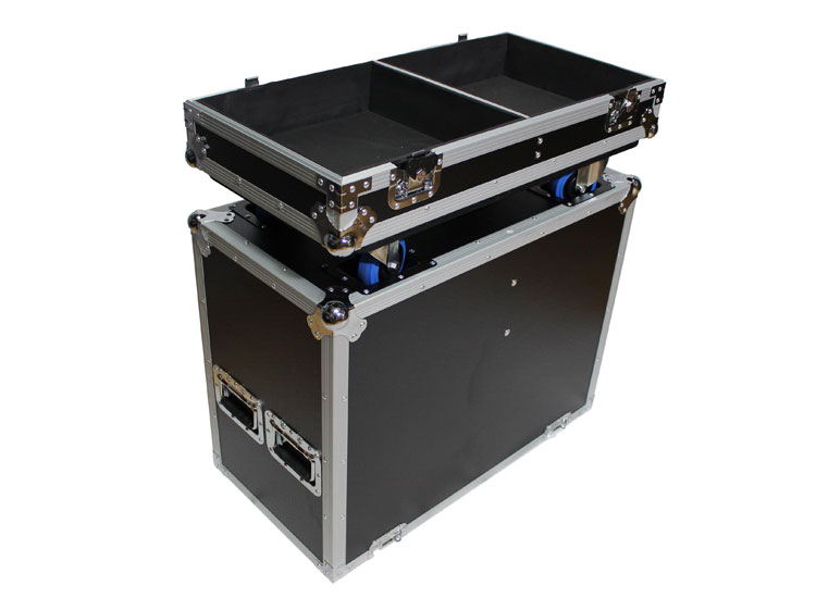ProX XS-2X281716 Universal Dual ATA Flight Case for Two 15 Inch Speakers