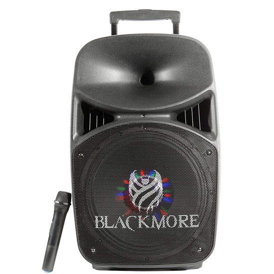 Blackmore BJP-1516BT Portable Amplified 2-Way Loudspeaker with LEDs