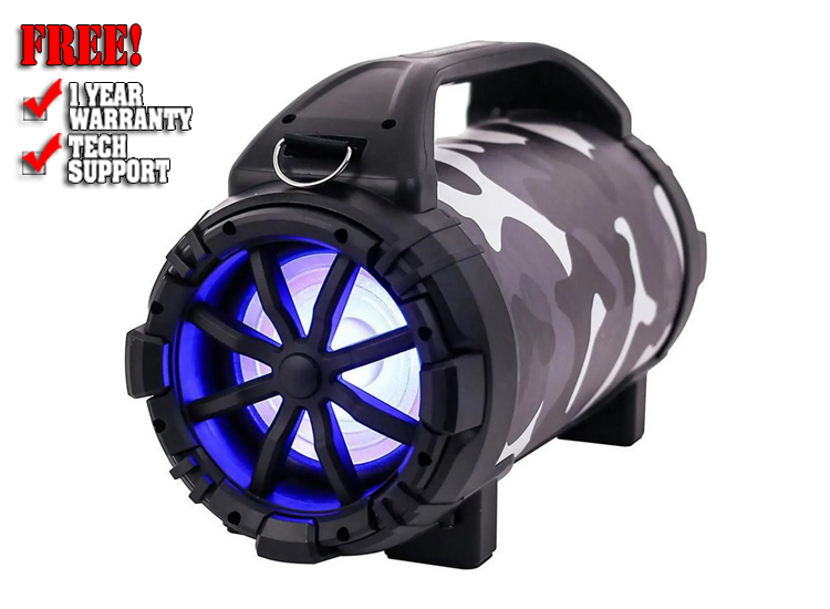 Blackmore BTU-5001-U Portable Rechargeable Bluetooth Speaker - Urban Camo