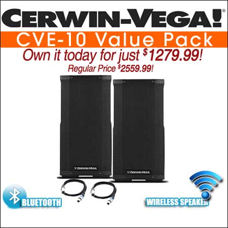 Cerwin Vega CVE-10 Value Pack