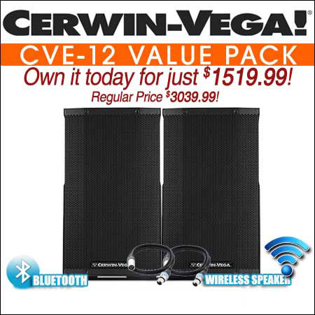 Cerwin Vega CVE-12 Value Pack