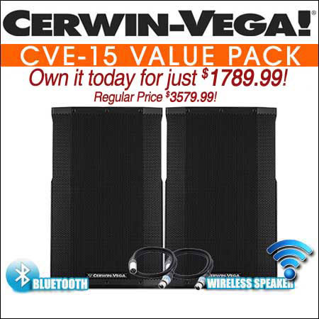 Cerwin Vega CVE-15 Value Pack