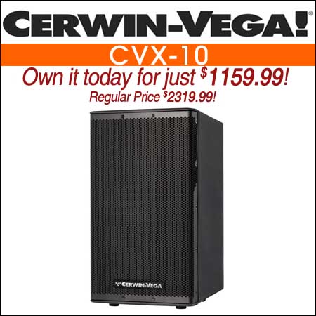 Cerwin vega deals cvx 10