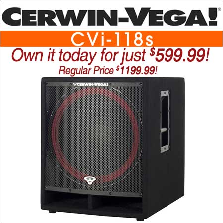 Cerwin Vega CVi-118s