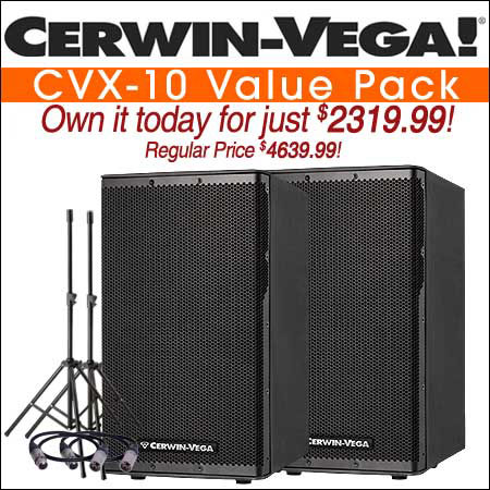 Cerwin Vega CVX-10 Value Pack