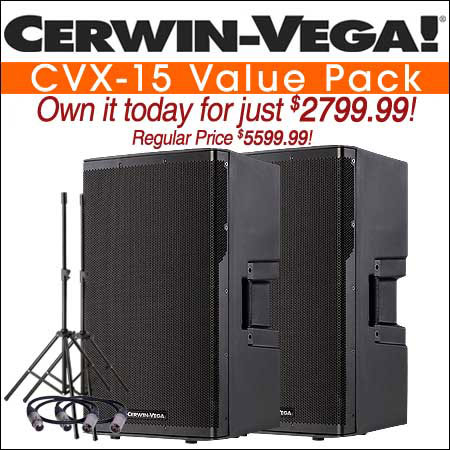 Cerwin Vega CVX-15 Value Pack