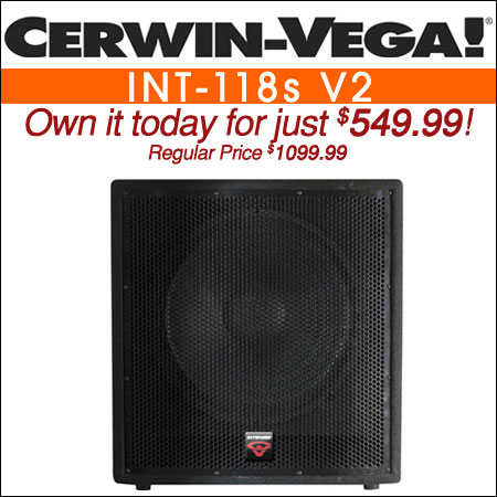 Cerwin Vega INT-118s V2