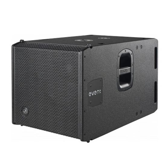 DAS Event-115A Powered 15" Bass Reflex Subwoofer System