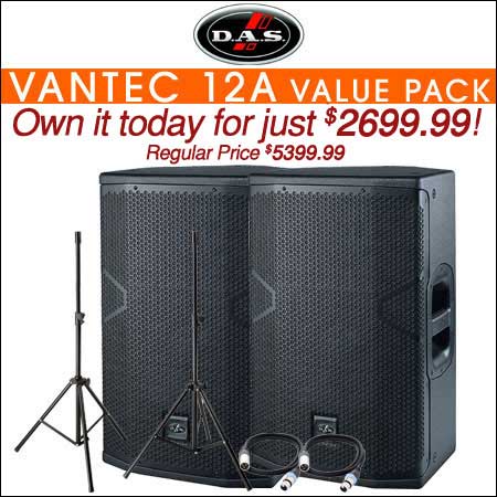 DAS Audio Vantec 12A Value Pack