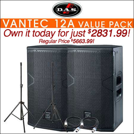 DAS Audio Vantec 12A Value Pack