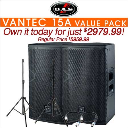 DAS Audio Vantec 15A Value Pack