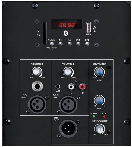 Gemini GD-115BT 15" 1000W Bluetooth PA Speaker