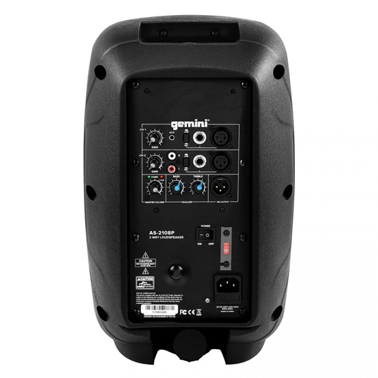 Gemini AS-2108P Active 8" Powered PA speaker