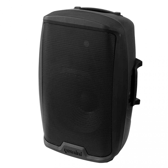 Gemini AS-2115BT-PK Active 15" LED Party Light Loudspeaker with Stand & Microphone