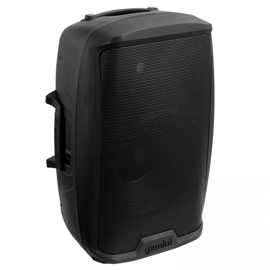 Gemini AS-2115BT-PK Active 15" LED Party Light Loudspeaker with Stand & Microphone