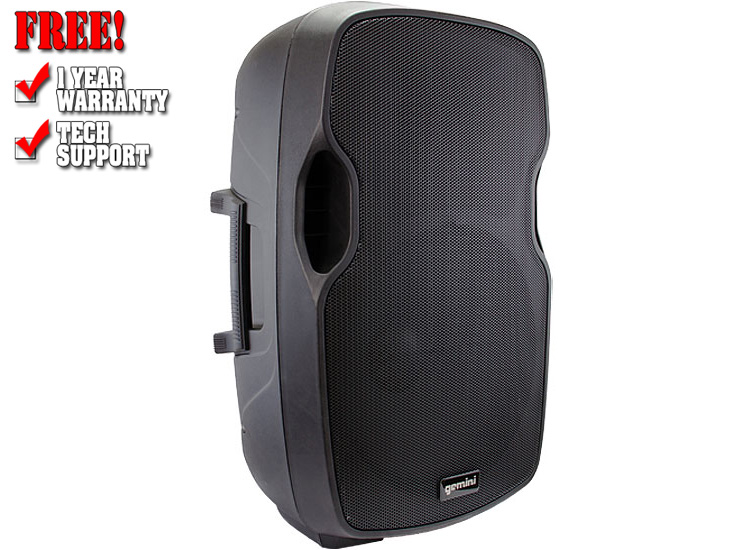 Gemini AS-15BLU 15-inch Active Loudspeaker with USB /SD / Bluetooth