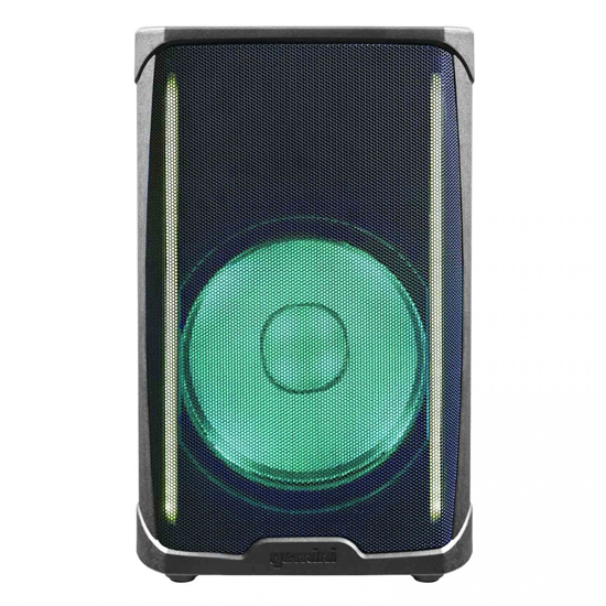 Gemini GD-L115BT 1000-Watt 15" Class-D Powered 2-way Loudspeaker with Built-In LED Light Show