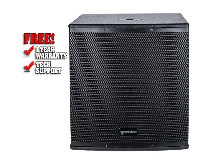 Gemini ZRX-S18P 18-inch Powered Subwoofer