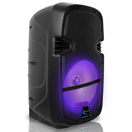 Technical Pro Rechargeable Bluetooth LED Active Wireless Loudspeaker