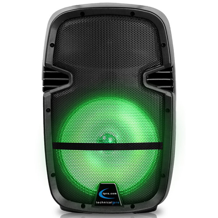 Technical Pro Rechargeable Bluetooth LED Active Wireless Loudspeaker