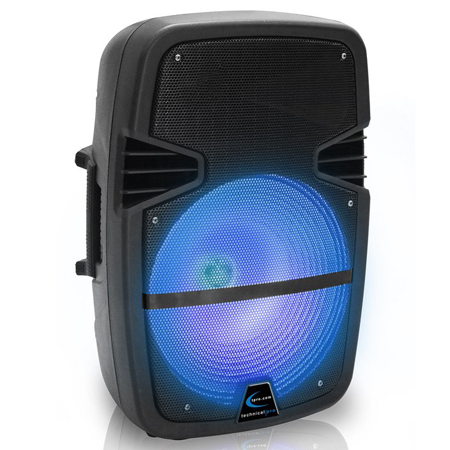 Technical Pro Rechargeable Bluetooth LED Active Wireless Loudspeaker