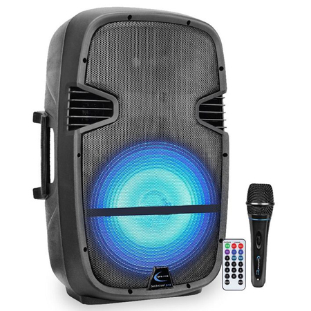 Technical Pro Active 15 LED Loudspeaker with Remote Mic