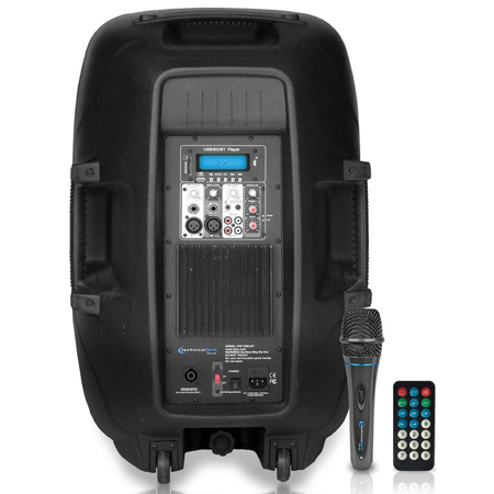 Technical Pro Active 15 LED Loudspeaker with Remote Mic