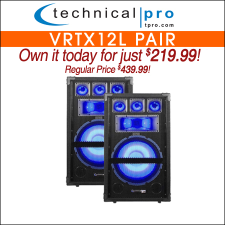 Technical Pro VRTX12L Pair