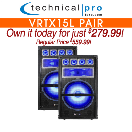 Technical Pro VRTX15L Pair