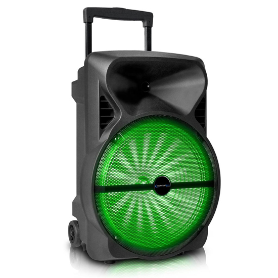Technical Pro PB1402 Rechargeable 12" Bluetooth Speaker with Battery Backup and LED Woofer