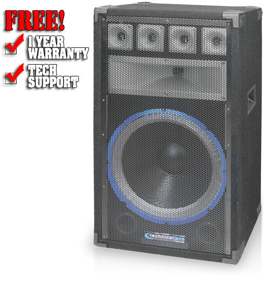 Technical Pro VRTX15 DJ Speaker