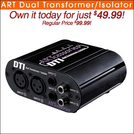 ART Dual Transformer/Isolator Hum Eliminator