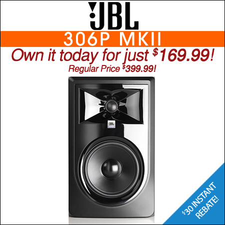 JBL 306P MkII 6inch Powered Studio Monitor
