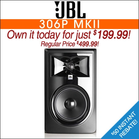JBL 306P MkII 6inch Powered Studio Monitor