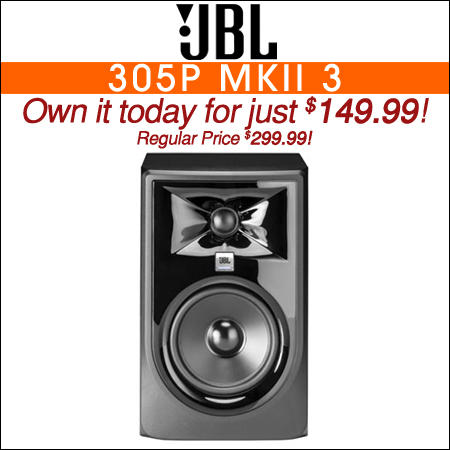 JBL 305P MkII 3 Series Powered Studio Monitor