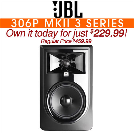 JBL 306P MKII 3 Series Powered Studio Monitor