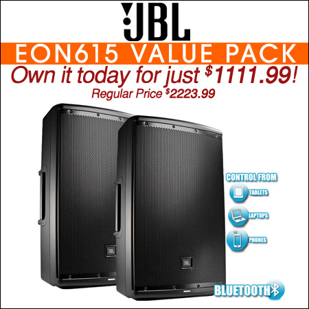 JBL EON615 Value Pack